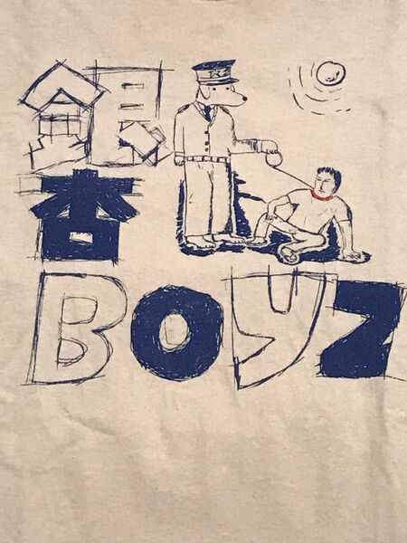 銀杏BOYZ 2005年　日比谷野音ライブ限定Tシャツ 野外毒演会2005～こけし軍団、起立!!～