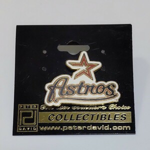 送料120円～ ヒューストン・アストロズ HOUSTON ASTROS ピンバッジ MLB 検)非売品 ピンバッチ ピンズ NEWERA 当時物 デッドストック PINS