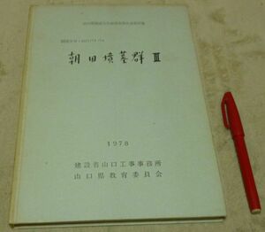 朝田墳墓群　3　国道9号・山口バイパス　山口県埋蔵文化財調査報告書 第37集　　山口　墳墓