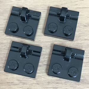 LEGO レゴ ブロック 2×2 段階固定ヒンジ プレート / ブラック 黒