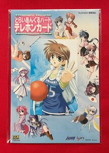 とらいあんぐるハート 都築真紀 50度数 テレフォンカード ソフトバンクパブリッシング 未使用品 当時モノ 希少　A14218