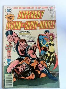 SUPERBOY LEGION OF SUPER-HEROES #221. paper American Comics american comics DC comics Comics leaf foreign book 70 period super Boy 