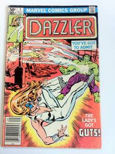 DAZZLER #7 原書 アメコミ Marvel マーベル アメリカンコミックス Comicsリーフ 洋書 80年代 ダズラーVS対HULK ハルク XMEN Xメン