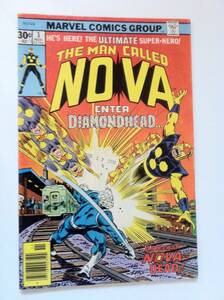THE MAN CALLED NOVA#3 原書 アメコミ Marvel マーベル アメリカンコミックス Comicsリーフ 洋書 70年代 ノヴァ