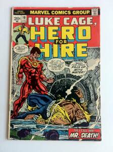 LUKE CAGE HERO FOR HIRE #10 原書 アメコミ Marvel マーベル アメリカンコミックス Comicsリーフ 洋書 70年代 POWER MANルーク ケージ