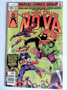 THE MAN CALLED NOVA#15 原書 アメコミ Marvel マーベル アメリカンコミックス Comicsリーフ 洋書 70年代 ノヴァ SPIDERMAN