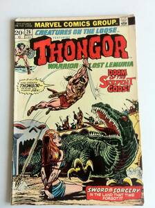 CREATURES ON THE LOOSE THONGOR #26 原書 アメコミ Marvel マーベル アメリカンコミックス Comicsリーフ 洋書 70年代