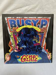 ◎M004◎LP レコード Busy.P Featuring Mayer Hawthorne/Genie/フランス & ベネルクス盤