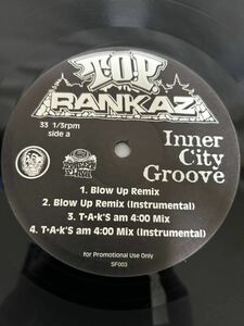 ◎M071◎LP レコード top rankaz/inner city groove remix/zeebra/j rap/SF003