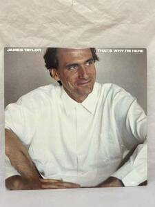 M445 LP レコード James Taylor ジェームス・テイラー/That's Why I'm Here ザッツ・ホワイ・アイム・ヒア 変わりゆく人々へ/FC 40052/US盤