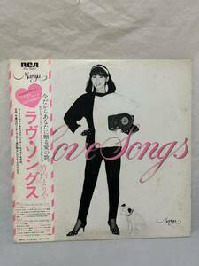 *M446*LP record Takeuchi Mariya Mariya Takeuchi/lavu*songsLove Songs/RVL-8047