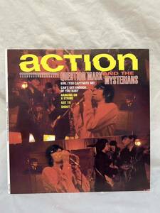 M575◎LP レコード Question Mark And The Mysterians クエスチョン・マーク&ザ・ミステリアンズ/Action/ガレージ・パンク/RRLP-0001/US盤