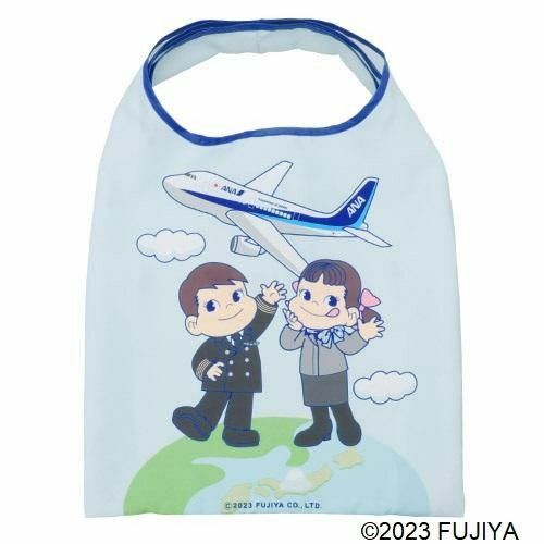 ANA機内販売　PEKO for ANA パッカブルエコバッグ ペコちゃん