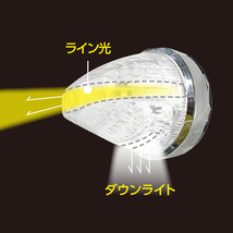 ファルコンマーカー　CE-1871　8個　深黄一文字　イエロー/ホワイト　LEDマーカー　ヤック　デコトラ　レトロ　トラックショップASC_画像8