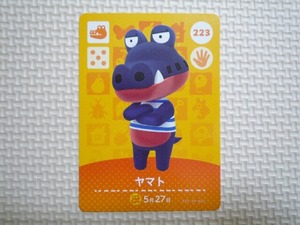 どうぶつの森　amiboカード　第３弾　223　ヤマト　あつ森　アミーボ　新品　【他カード同梱OK】