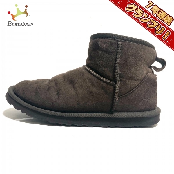 2023年最新】ヤフオク! -ugg ムートンブーツ ダークブラウンの中古品
