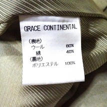 グレースコンチネンタル GRACE CONTINENTAL サイズ36 S - グレーベージュ レディース 長袖/ジップアップ/春/秋 コート_画像4