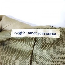 グレースコンチネンタル GRACE CONTINENTAL サイズ36 S - グレーベージュ レディース 長袖/ジップアップ/春/秋 コート_画像3