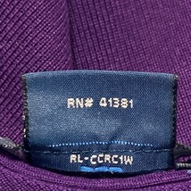 ラルフローレン RalphLauren 半袖ポロシャツ サイズS ビッグポニー パープル×シルバー レディース ビーズ トップス_画像5