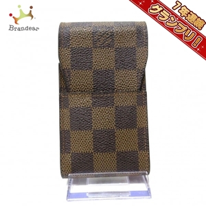 ルイヴィトン LOUIS VUITTON シガレットケース N63024 エテュイ・シガレット ダミエ・キャンバス エベヌ CT0183 美品 財布 ダミエ