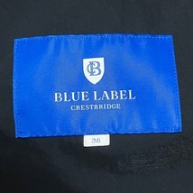 ブルーレーベルクレストブリッジ BLUE LABEL CRESTBRIDGE トレンチコート サイズ38 M - ダークネイビー レディース 長袖/秋/春 コート_画像3