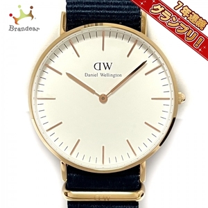 Daniel Wellington(ダニエルウェリントン) 腕時計■美品 - K36RW61 レディース アイボリー