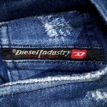 ディーゼル DIESEL ジーンズ サイズ23 KRAILEYJOGG ネイビー メンズ フルレングス/ダメージ加工/ウエストゴム ボトムス_画像3