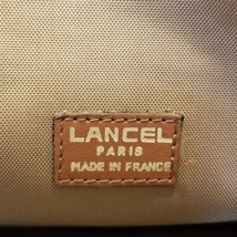 ランセル LANCEL ショルダーバッグ - ナイロン×レザー ベージュ×ブラウン ミニバッグ/斜めがけ バッグ_画像8