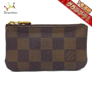 ルイヴィトン LOUIS VUITTON コインケース N62658 ポシェット・クレ ダミエ・キャンバス エベヌ CA0044 財布 ダミエ