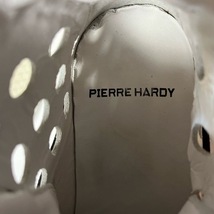 ピエールアルディ PIERRE HARDY スニーカー 39 - レザー×スエード 白×レッド×マルチ メンズ ハイカット/パンチング 美品 靴_画像5