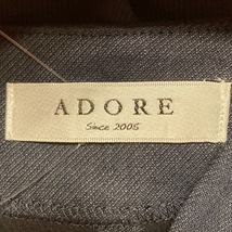 アドーア ADORE 長袖カットソー サイズ38 M - ダークネイビー レディース Vネック トップス_画像3