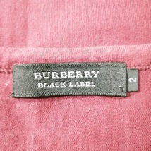 バーバリーブラックレーベル Burberry Black Label 長袖カットソー サイズ2 M - ボルドー×黒 レディース チェック柄 トップス_画像3