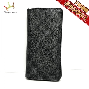 ルイヴィトン LOUIS VUITTON 長財布 N62665 ポルトフォイユブラザ ダミエ・グラフィット キャンバス SP0190 財布 ダミエグラフィット