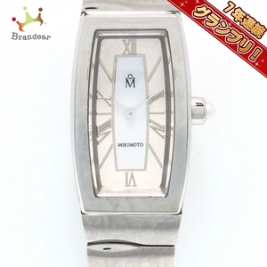 mikimoto(ミキモト) 腕時計 レディース シェル文字盤 ホワイトシェル×シルバー