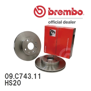 brembo ブレーキローター 左右セット 09.C743.11 BMW F48 X1 HS20 15/10～ リア