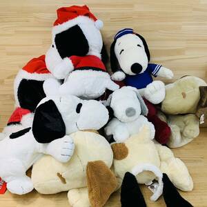 AQ33408 まとめ売り スヌーピー SNOOPY クッション 特大ぬいぐるみ セット