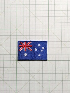 ■ オーストラリア 国旗 ワッペン 小型 Australia ■ アイロン接着OK