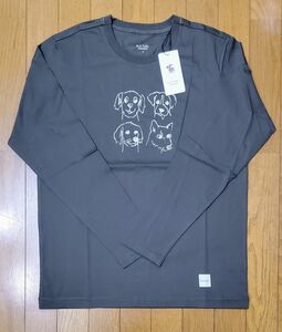 ポールスミス　新品　メンズ　ロングTシャツ(ドッグ/カーキM)