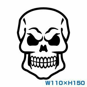 カッティングステッカーカッティングシール skull スカルドクロ髑髏タトゥー死神tribalトライバルtattoo洋彫入墨骸骨パンクpunkパイレーツ