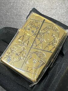 zippo 東京リベンジャーズ 全員集合 ゴールド 両面刻印 希少モデル 2021年製 ③ アニメ GOLD