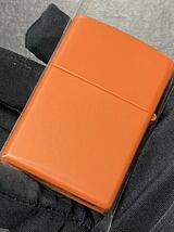 zippo オレンジ ジッパー 希少モデル 2016年製 ② シルバーインナー 2016年製 ケース 保証書付き_画像4