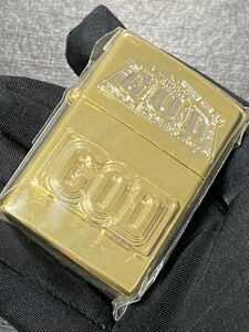 zippo ミリオンゴッド 立体メタル ゴールド 希少モデル 2019年製