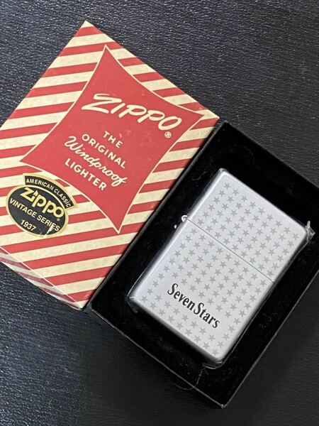 zippo セブンスター 会津 漆塗り 限定品 1937レプリカ ヴィンテージ 1997年製 希少モデル 特殊加工品 SevenStars ケース 当選通知書付き