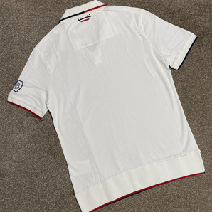 国内正規品 MONCLER GAMME BLEU MAGLIA POLO モンクレール ガムブルー マグリア ポロシャツ Tシャツ ホワイト サイズSの画像2