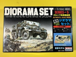 アリイ 1/76 クルップ兵員輸送車 集合ジオラマセット No.5 ジオラマ