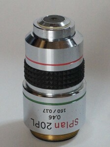 品質保証　返品可　Microscope Japan　オリンパス　位相差対物レンズ ＳＰｌａｎ ２０ PL BH2用　中古　Olympus Plan