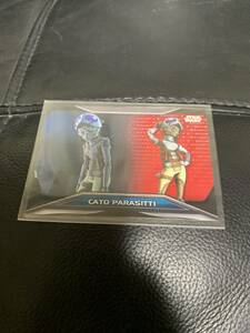 スターウォーズ　topps トレーディングカード　バウンティハンター　シリアル入り