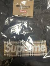 【新品タグ付き】Supreme Burberry Box Logo T-shirt L Black シュプリーム バーバリー Tシャツ Lサイズ_画像4