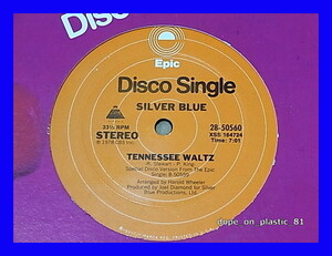 Silver Blue / Tennessee Waltz / Good Vibrations/Side B♪Beach Boysカヴァー/US Original/5点以上で送料無料、10点以上で10%割引!/12'