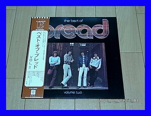 BREAD / THE BEST OF BREAD VOLUME TWO/P-8457E/帯付/5点以上で送料無料、10点以上で10%割引!!!/LP